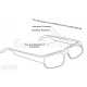 Lunettes micro oreillette bluetooth invisible